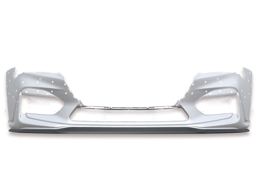 CSR Frontspoiler | Cup-Spoilerlippe mit ABE für Hyundai I30 (PD) N/N-Line CSL331-S Strukturiert schwarz matt (keine Lackierung erforderlich)