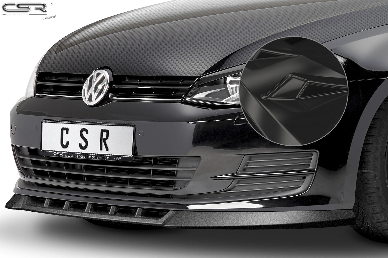 CSR Frontspoiler | Cup-Spoilerlippe mit ABE für VW Golf 7 CSL332