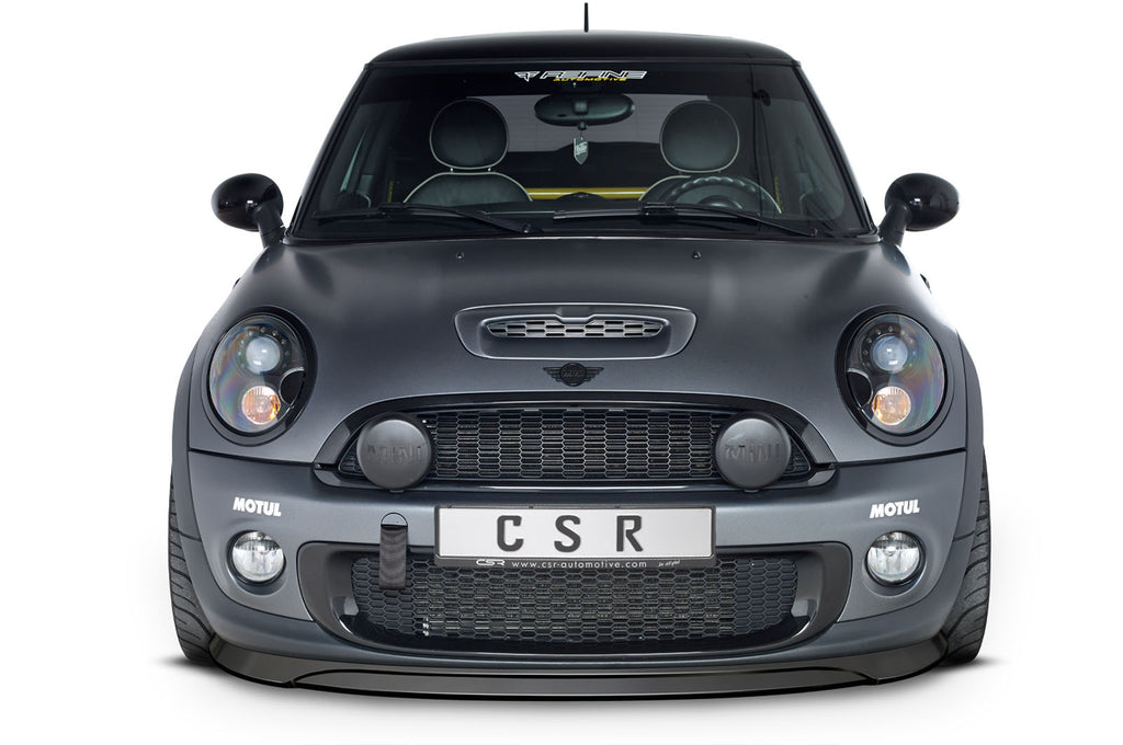 CSR Frontspoiler | Cup-Spoilerlippe mit ABE für Mini Rxx CSL334-S Strukturiert schwarz matt (keine Lackierung erforderlich)