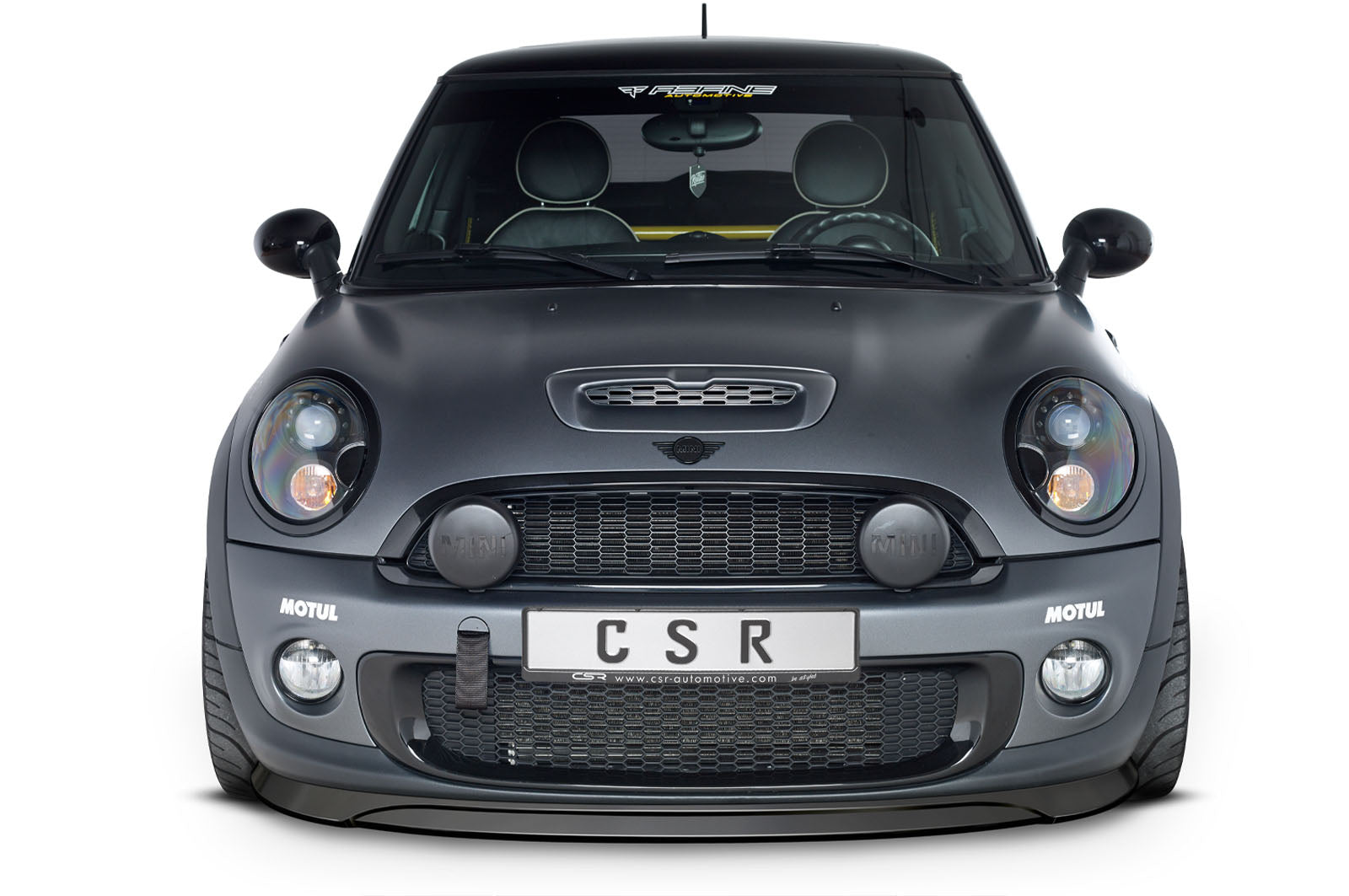 CSR Frontspoiler | Cup-Spoilerlippe mit ABE für Mini Rxx CSL334-S Strukturiert schwarz matt (keine Lackierung erforderlich)