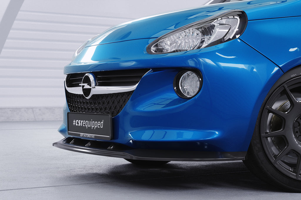 CSR Frontspoiler | Cup-Spoilerlippe mit ABE für Opel Adam CSL335-L Unlackiert roh (Lackierung erforderlich)