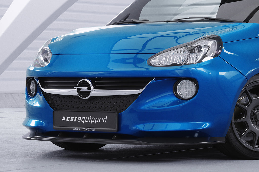 CSR Frontspoiler | Cup-Spoilerlippe mit ABE für Opel Adam CSL335-L Unlackiert roh (Lackierung erforderlich)