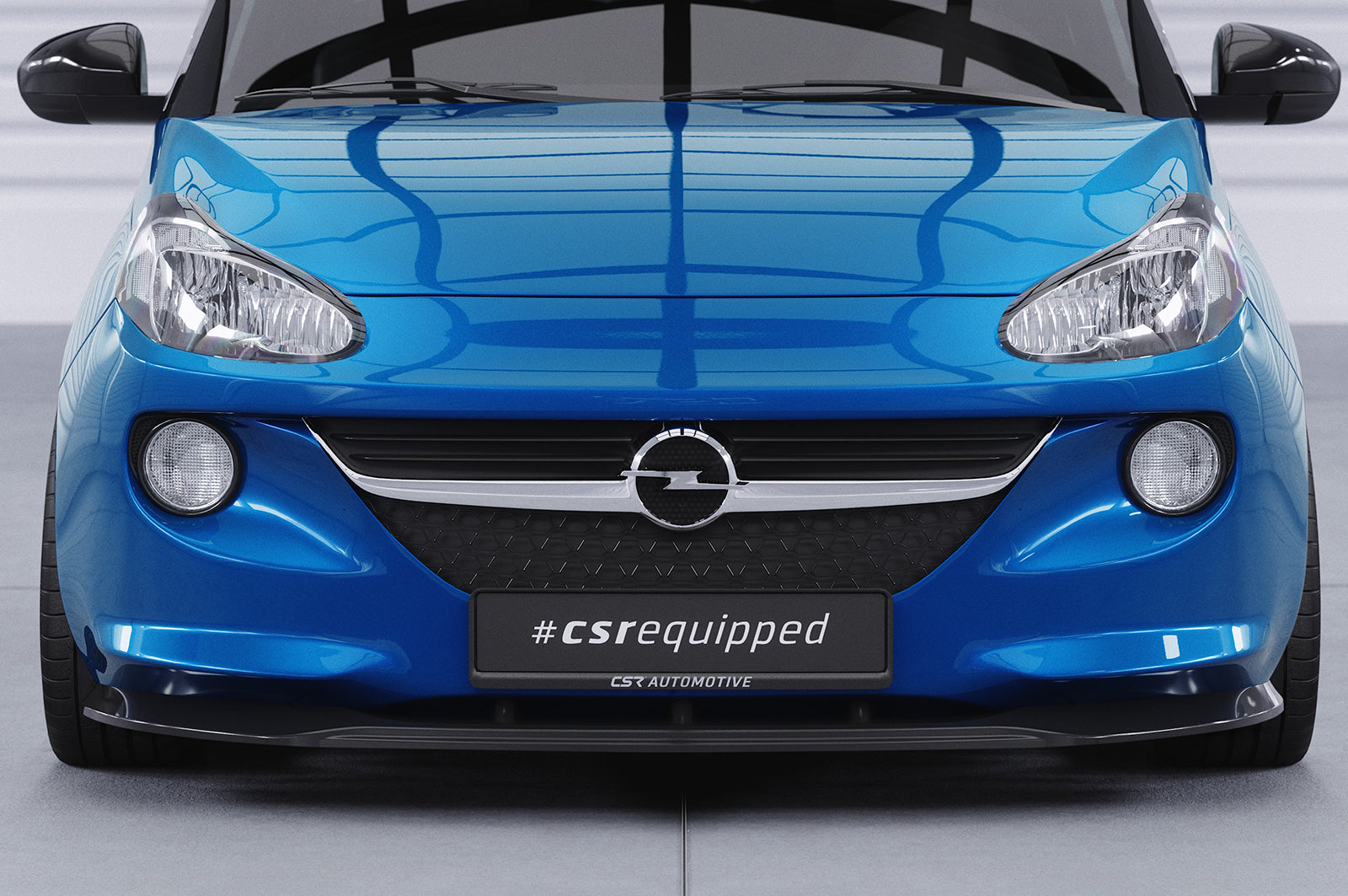 CSR Frontspoiler | Cup-Spoilerlippe mit ABE für Opel Adam CSL335-L Unlackiert roh (Lackierung erforderlich)