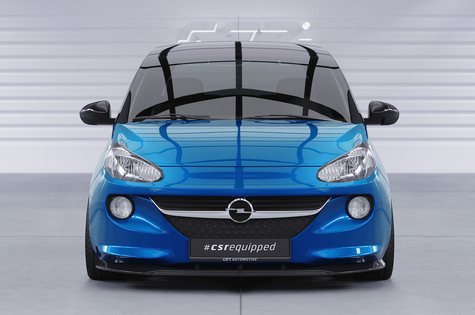CSR Frontspoiler | Cup-Spoilerlippe mit ABE für Opel Adam CSL335-L Unlackiert roh (Lackierung erforderlich)