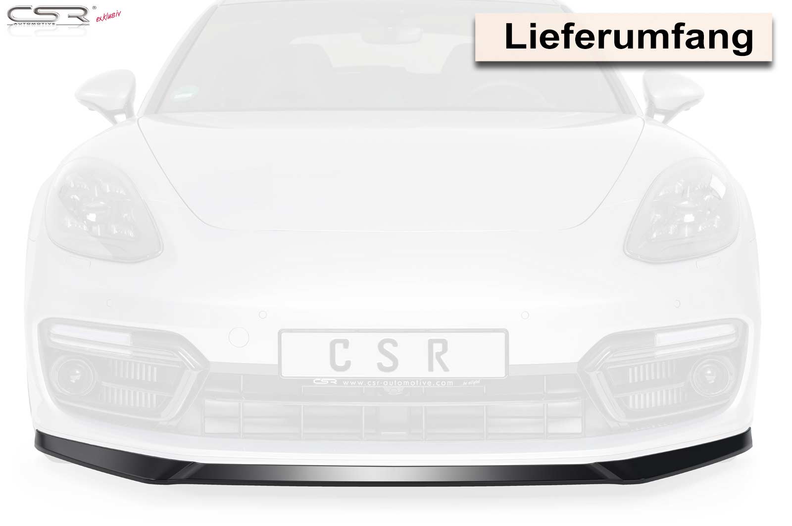CSR Frontspoiler | Cup-Spoilerlippe mit ABE für Porsche Panamera 2 CSL336