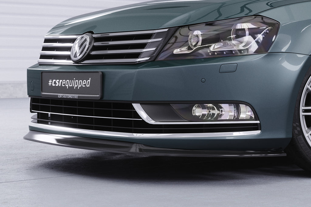 CSR Frontspoiler | Cup-Spoilerlippe mit ABE für VW Passat B7 CSL337-L Unlackiert roh (Lackierung erforderlich)