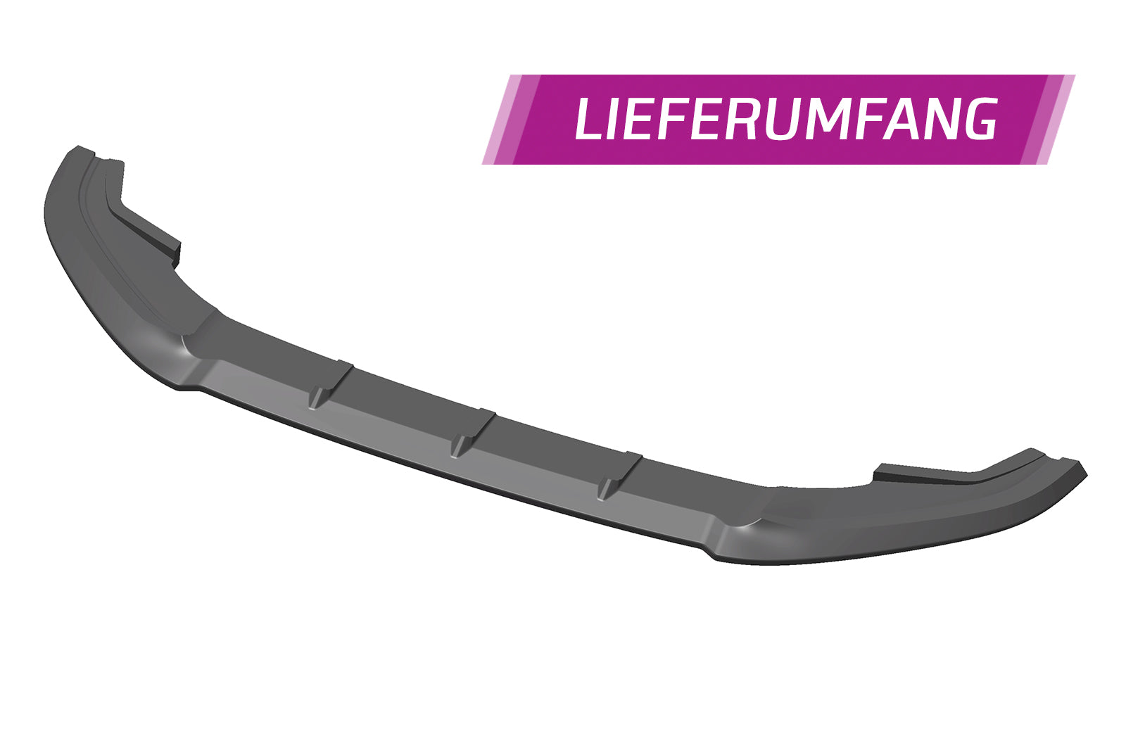CSR Frontspoiler | Cup-Spoilerlippe mit ABE für VW Golf 7 GTI / GTD CSL338-G Glossy schwarz Hochglanz (keine Lackierung erforderlich)