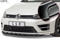 CSR Frontspoiler | Cup-Spoilerlippe mit ABE für VW Golf 7 R CSL340-L Unlackiert roh (Lackierung erforderlich)