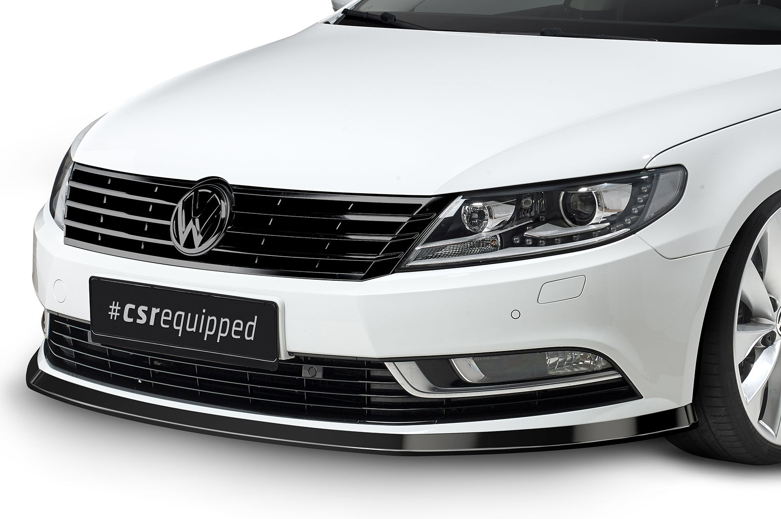 CSR Frontspoiler | Cup-Spoilerlippe mit ABE für VW CC CSL342-L Unlackiert roh (Lackierung erforderlich)