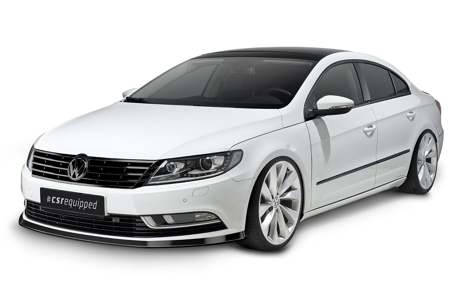CSR Frontspoiler | Cup-Spoilerlippe mit ABE für VW CC CSL342-L Unlackiert roh (Lackierung erforderlich)