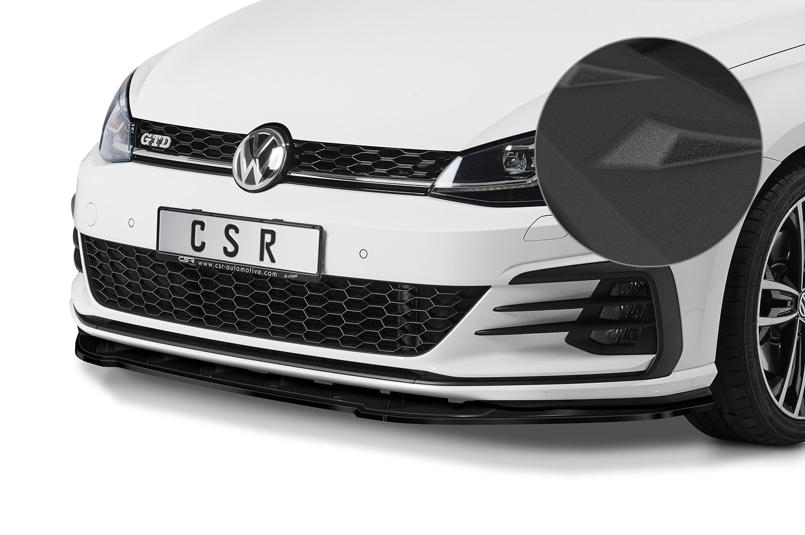 CSR Frontspoiler | Cup-Spoilerlippe mit ABE für VW Golf 7 GTI / GTD CSL345