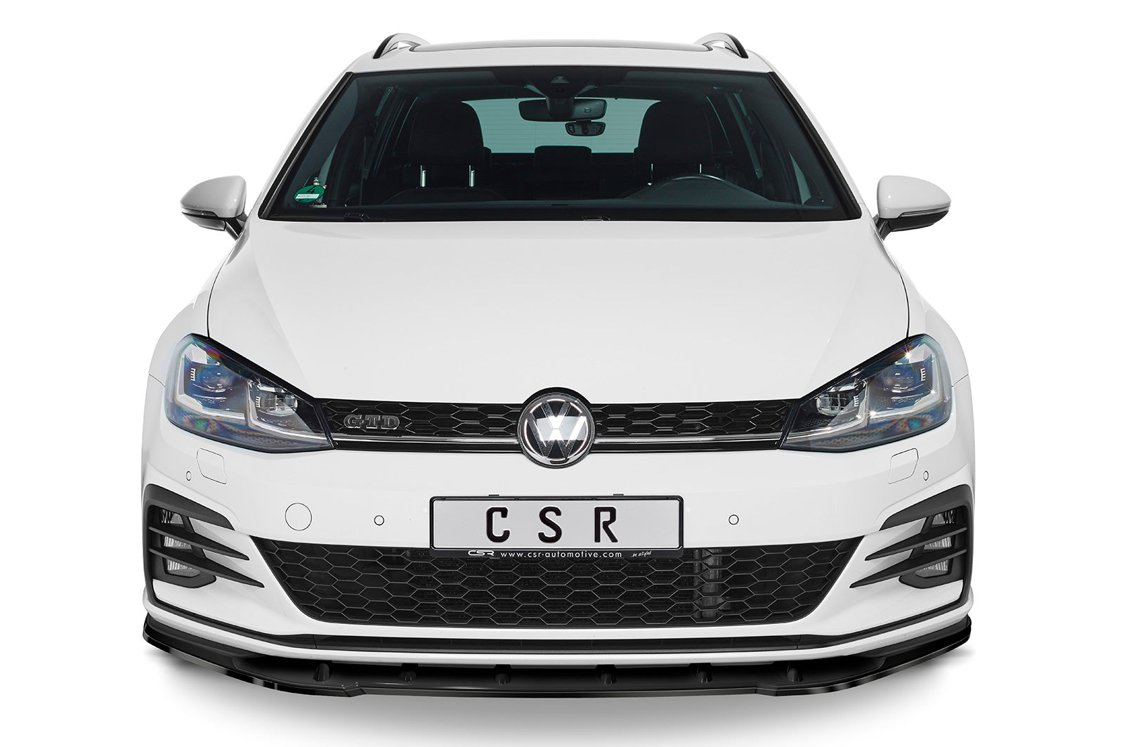CSR Frontspoiler | Cup-Spoilerlippe mit ABE für VW Golf 7 GTI / GTD CSL345-L Unlackiert roh (Lackierung erforderlich)