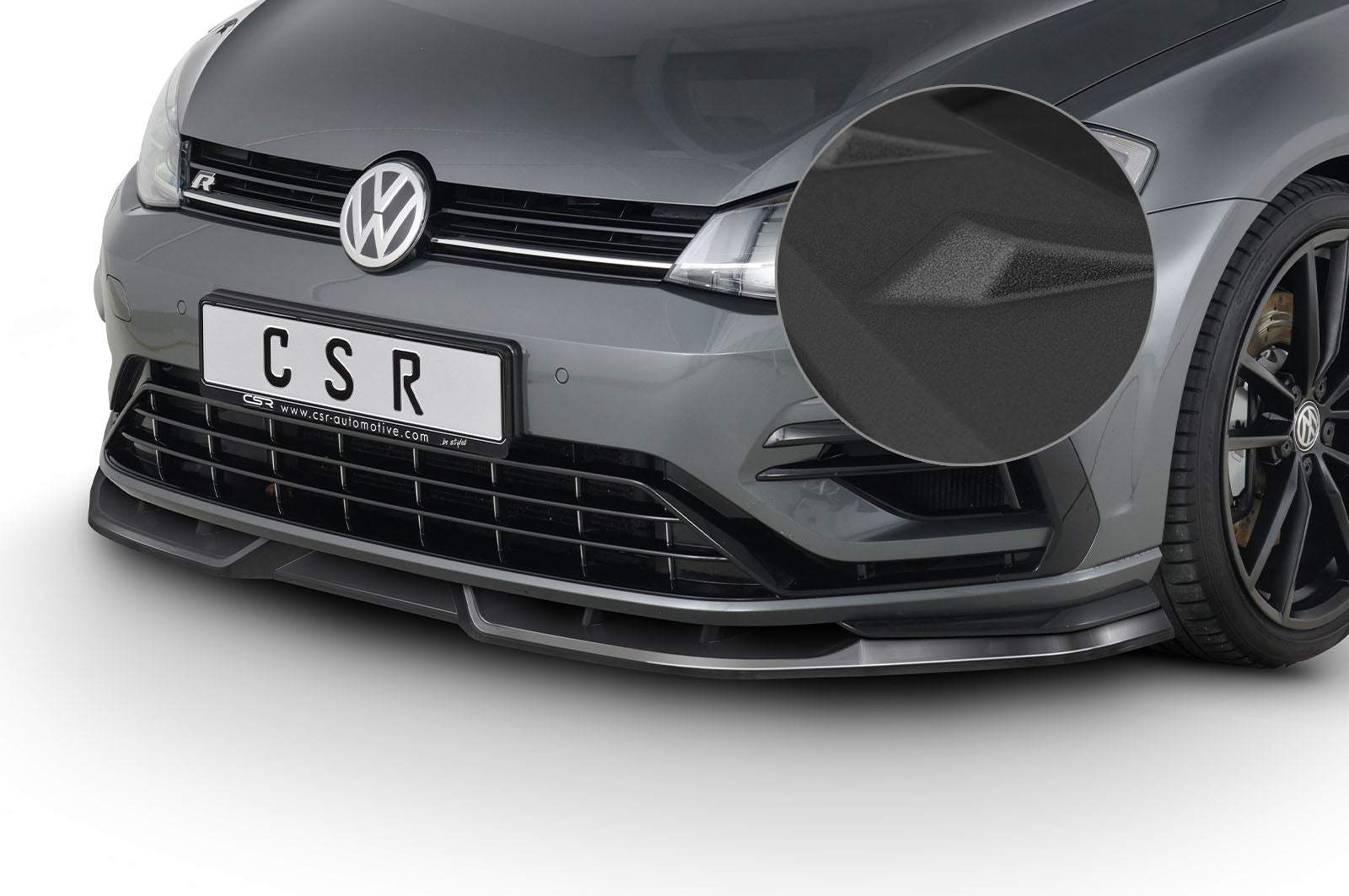 CSR Frontspoiler | Cup-Spoilerlippe mit ABE für VW Golf 7 R CSL346