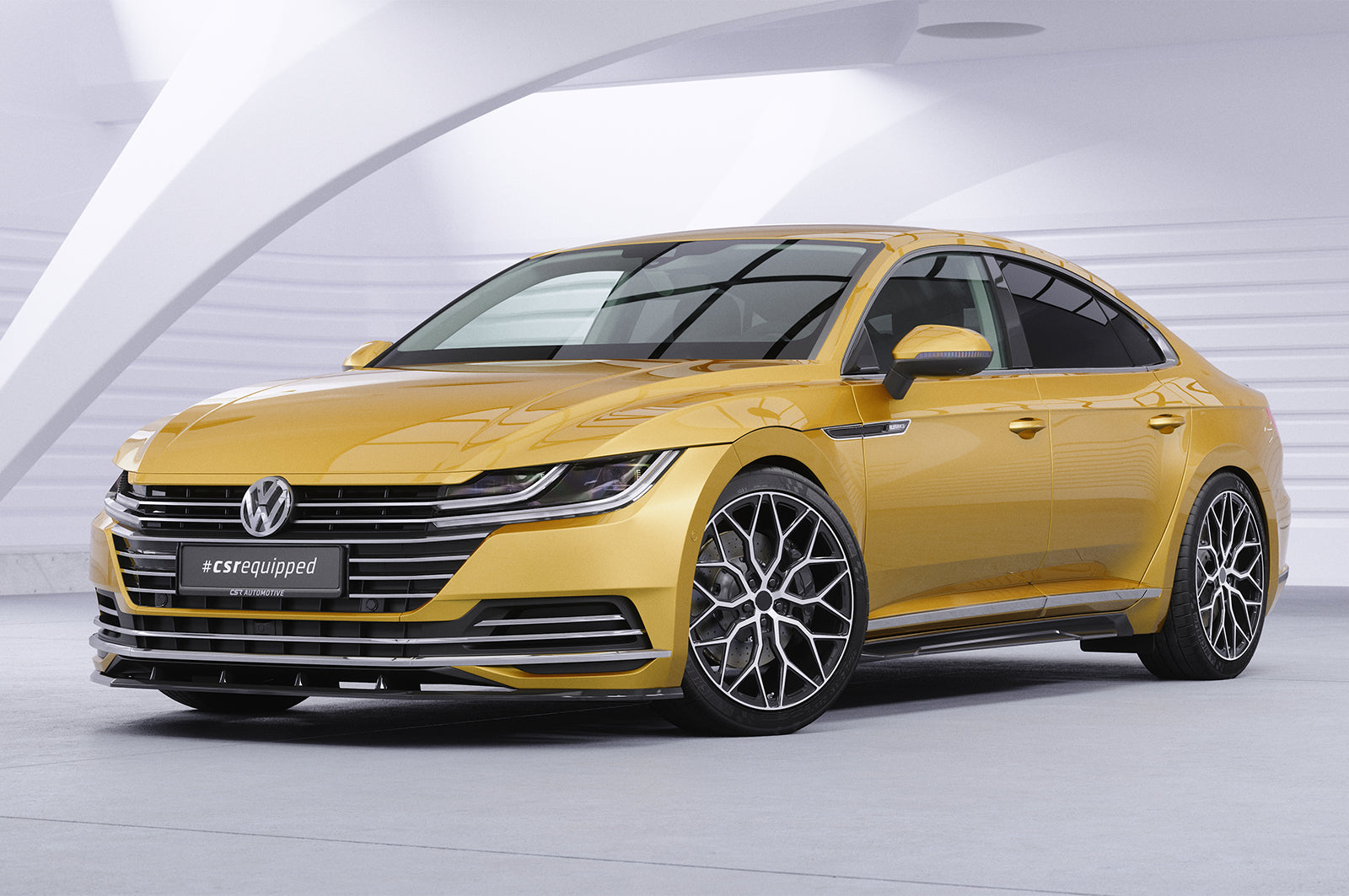 CSR Frontspoiler | Cup-Spoilerlippe mit ABE für VW Arteon CSL347-L Unlackiert roh (Lackierung erforderlich)