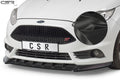 CSR Frontspoiler | Cup-Spoilerlippe mit ABE für Ford Fiesta MK7 ST CSL351-C Carbon Look Hochglanz (keine Lackierung erforderlich)