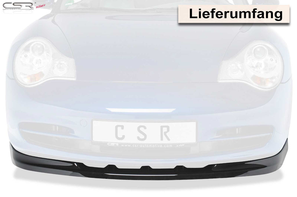 CSR Frontspoiler | Cup-Spoilerlippe mit ABE für Porsche 911/996 CSL355-L Unlackiert roh (Lackierung erforderlich)