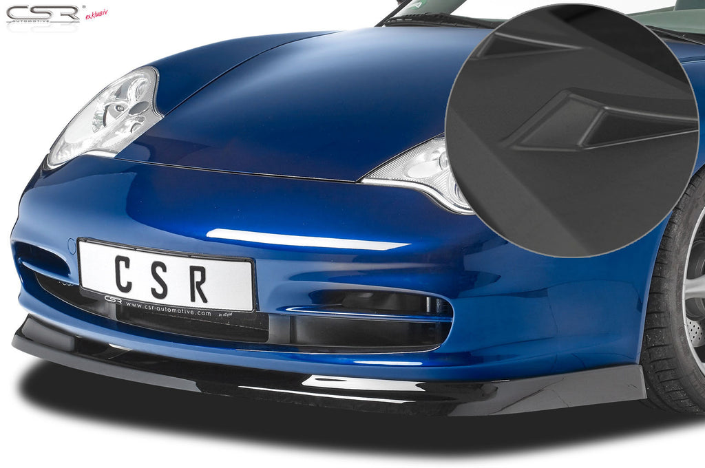 CSR Frontspoiler | Cup-Spoilerlippe mit ABE für Porsche 911/996 CSL355-L Unlackiert roh (Lackierung erforderlich)