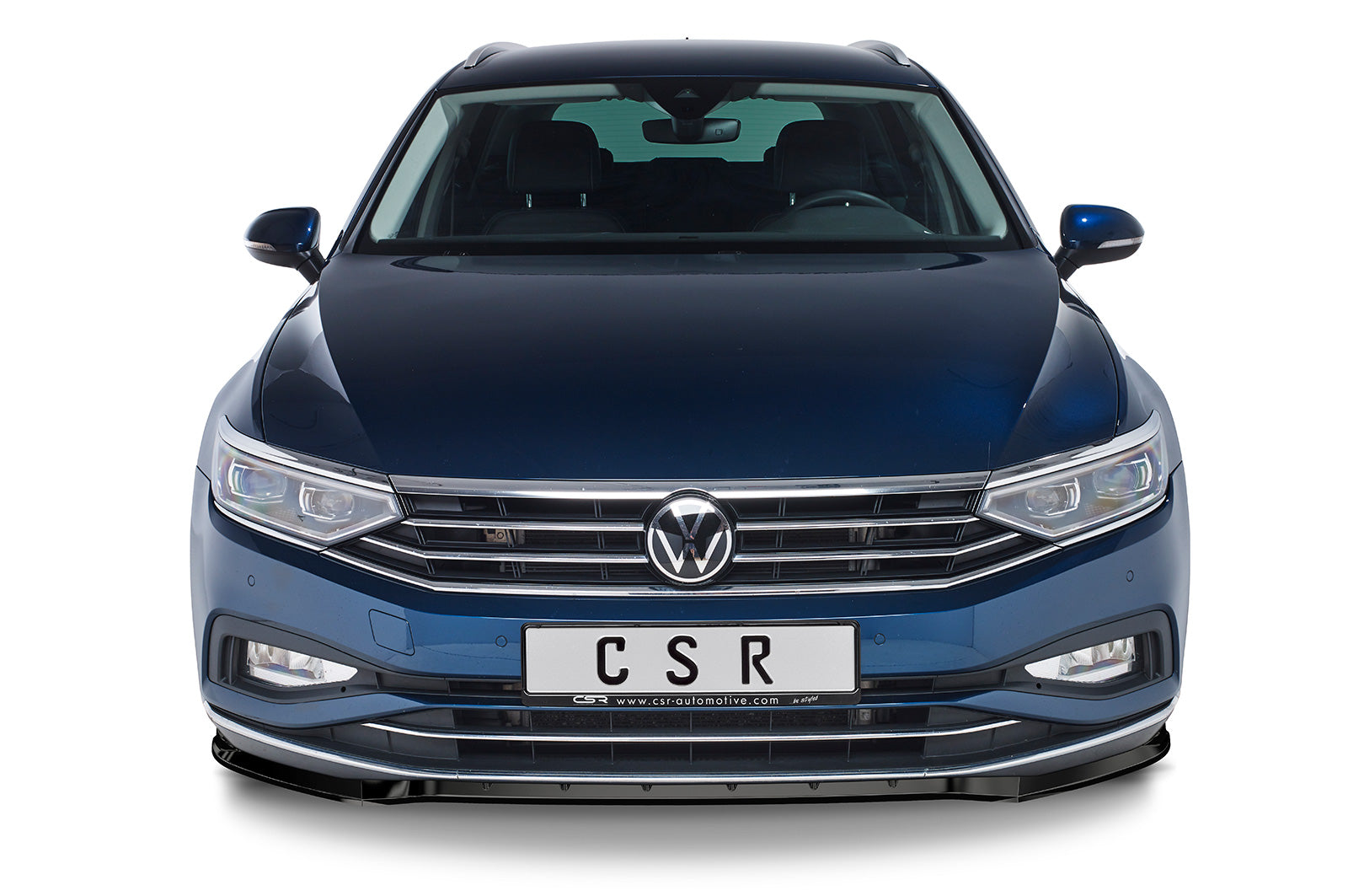 CSR Frontspoiler | Cup-Spoilerlippe mit ABE für VW Passat B8 Typ 3G CSL360-S Strukturiert schwarz matt (keine Lackierung erforderlich)