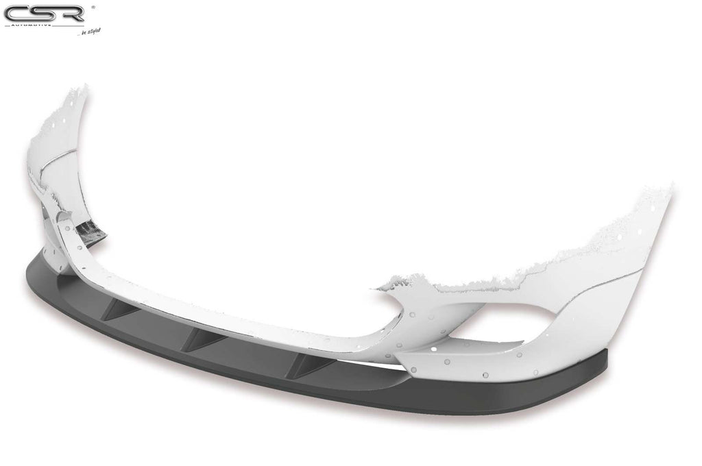 CSR Frontspoiler | Cup-Spoilerlippe mit ABE für BMW 5er E60 / E61 CSL361-G Glossy schwarz Hochglanz (keine Lackierung erforderlich)