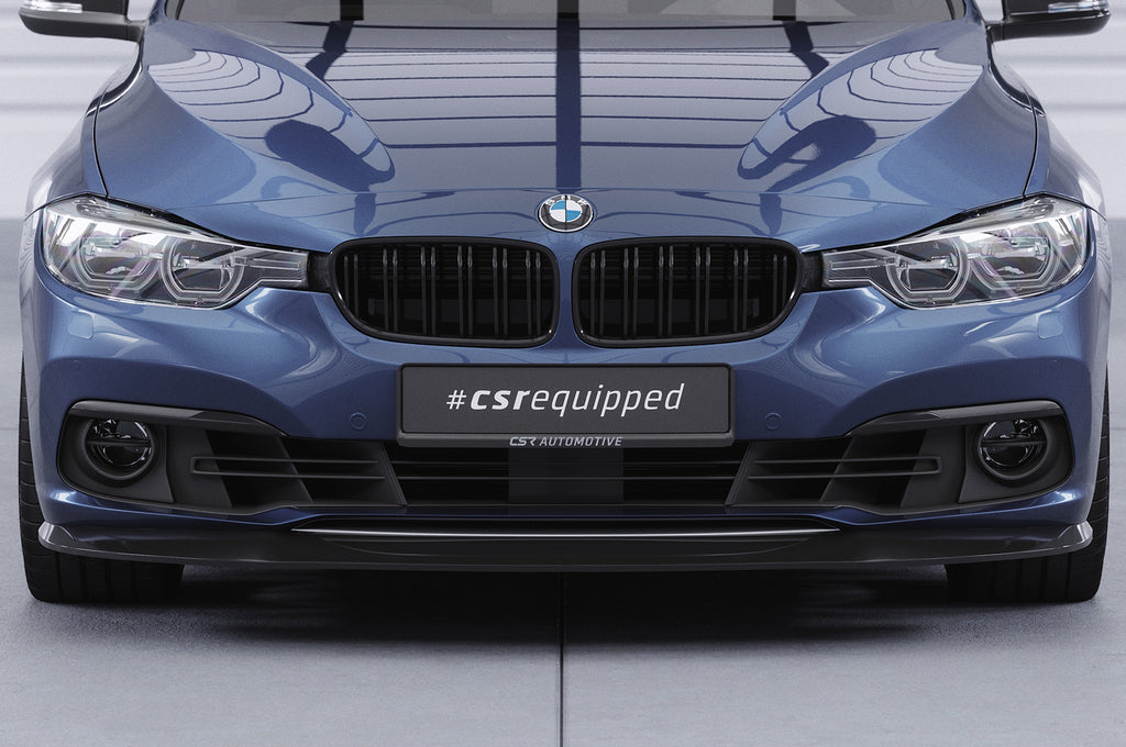 CSR Frontspoiler | Cup-Spoilerlippe mit ABE für BMW 3er F30/F31 CSL366-G Glossy schwarz Hochglanz (keine Lackierung erforderlich)