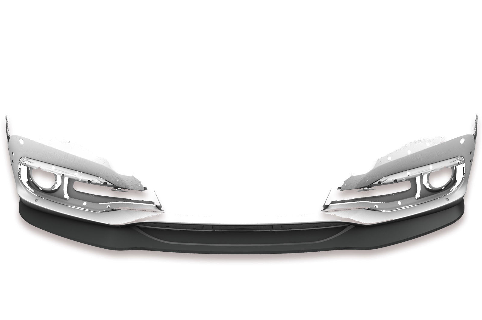 CSR Frontspoiler | Cup-Spoilerlippe mit ABE für BMW 3er F30/F31 CSL366-S Strukturiert schwarz matt (keine Lackierung erforderlich)