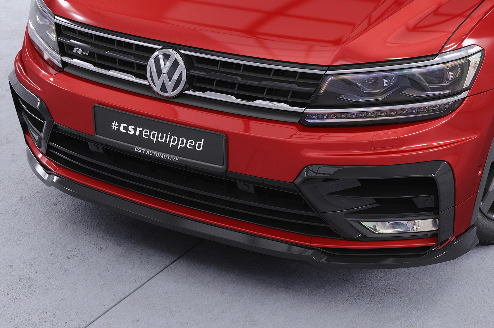 CSR Frontspoiler | Cup-Spoilerlippe mit ABE für VW Tiguan II (Typ AD1) R-Line CSL367