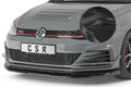 CSR Frontspoiler | Cup-Spoilerlippe mit ABE für VW Golf 7 GTI TCR CSL368-C Carbon Look Hochglanz (keine Lackierung erforderlich)