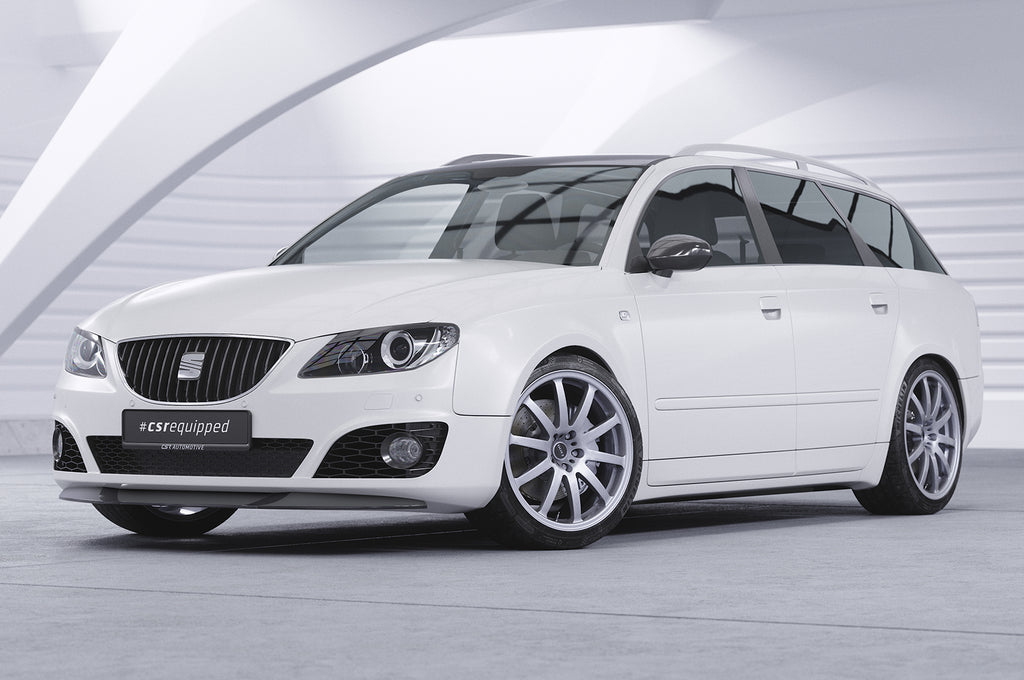 CSR Frontspoiler | Cup-Spoilerlippe mit ABE für Seat Exeo 3R CSL369-S Strukturiert schwarz matt (keine Lackierung erforderlich)