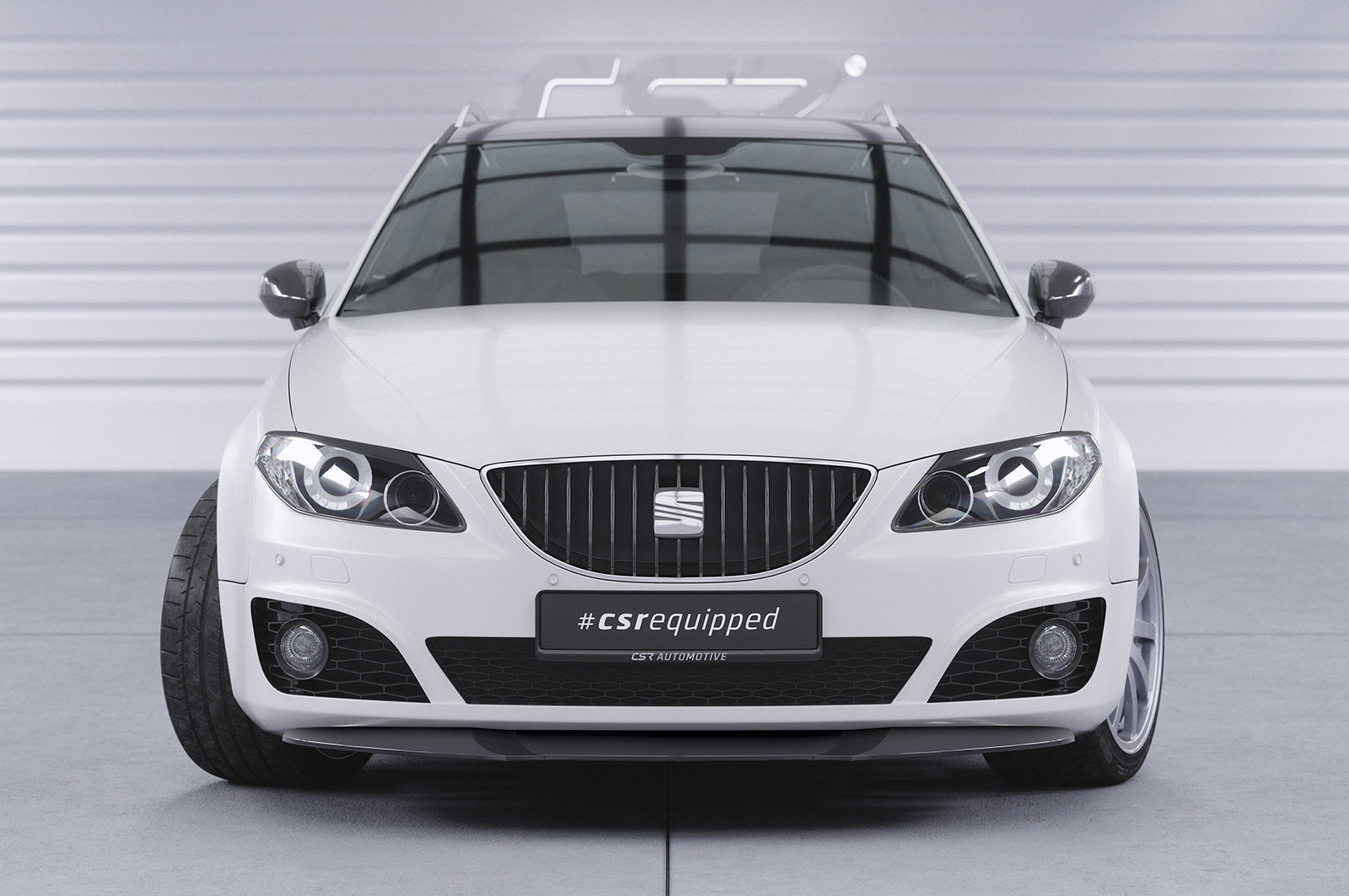 CSR Frontspoiler | Cup-Spoilerlippe mit ABE für Seat Exeo 3R CSL369-L Unlackiert roh (Lackierung erforderlich)