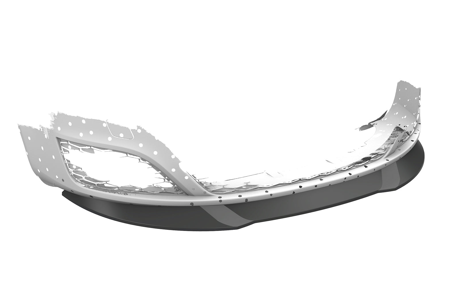 CSR Frontspoiler | Cup-Spoilerlippe mit ABE für Seat Exeo 3R CSL369-L Unlackiert roh (Lackierung erforderlich)