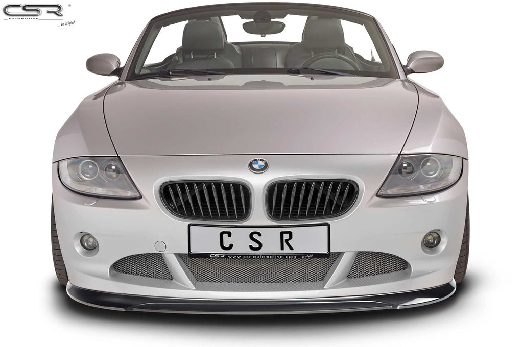 CSR Frontspoiler | Cup-Spoilerlippe mit ABE für BMW Z4 E85 CSL370-G Glossy schwarz Hochglanz (keine Lackierung erforderlich)