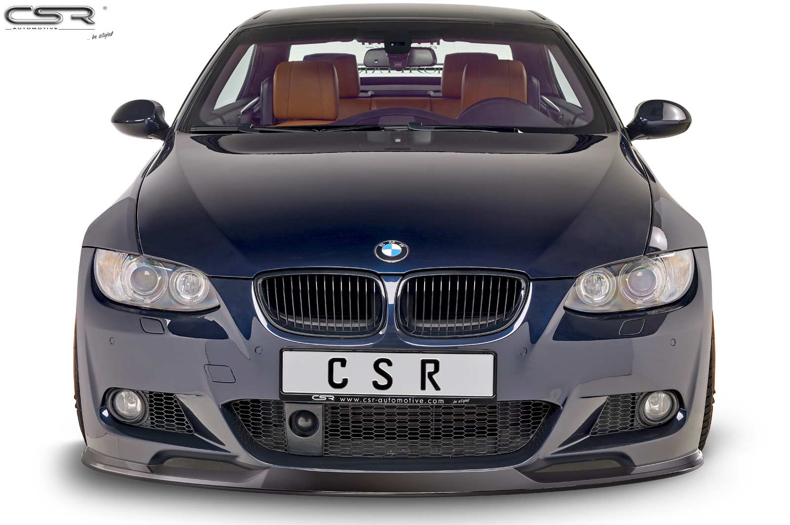 CSR Frontspoiler | Cup-Spoilerlippe mit ABE für BMW 3er E92/E93 M-Paket CSL372-L Unlackiert roh (Lackierung erforderlich)