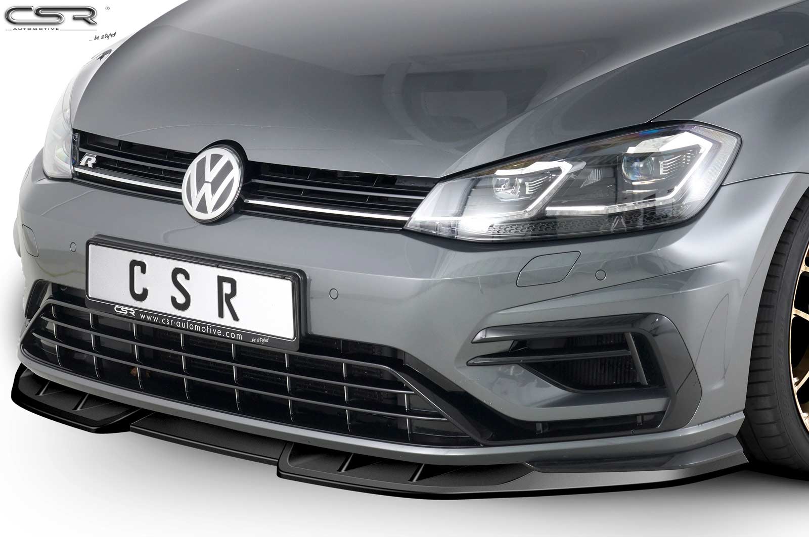 CSR Frontspoiler | Cup-Spoilerlippe mit ABE für VW Golf 7 R CSL373