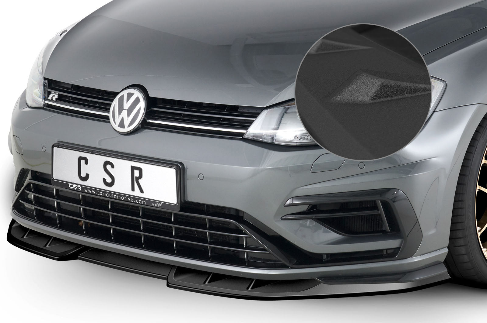 CSR Frontspoiler | Cup-Spoilerlippe mit ABE für VW Golf 7 R CSL373