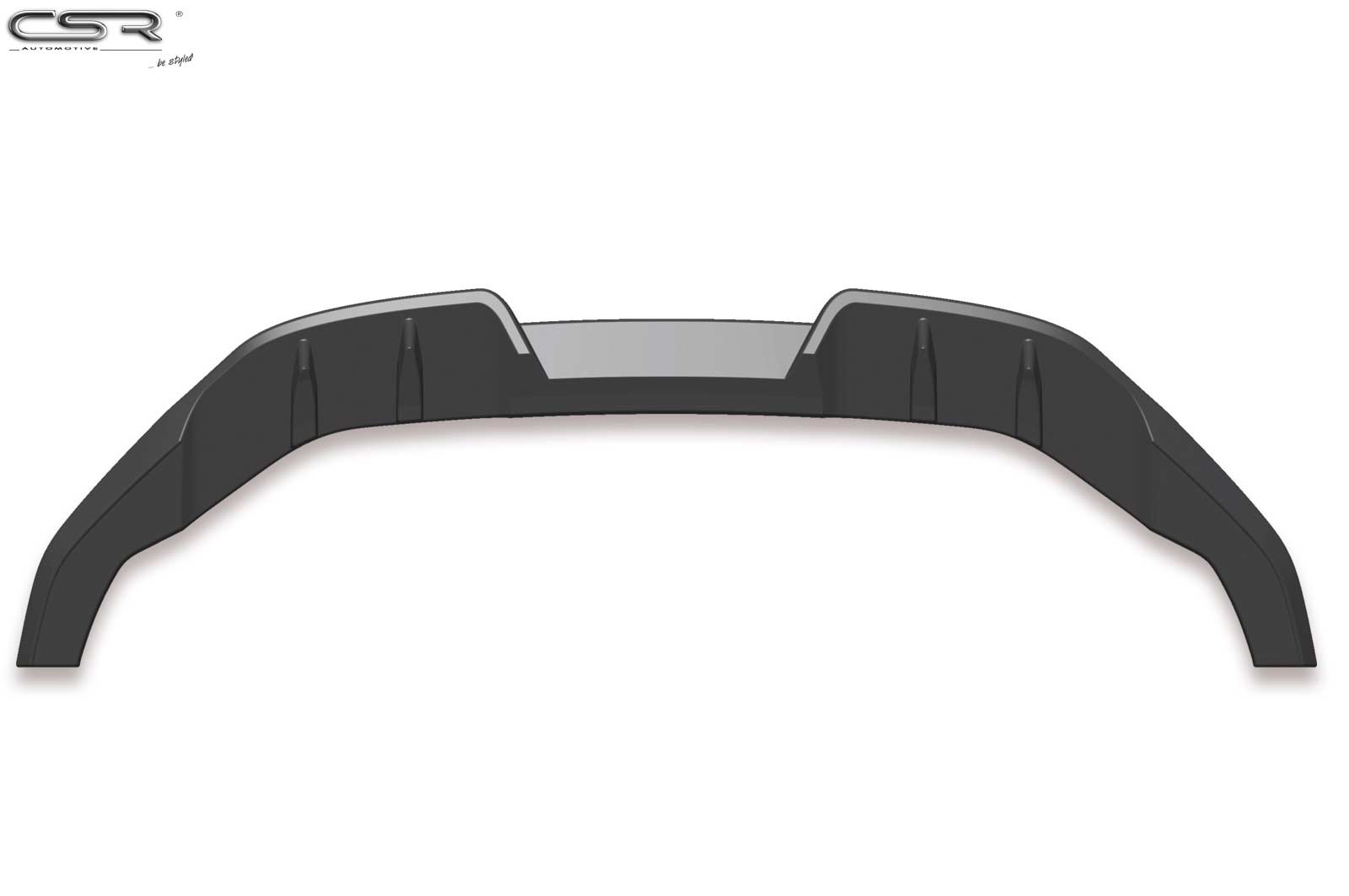 CSR Frontspoiler | Cup-Spoilerlippe mit ABE für VW Golf 7 R CSL373-C Carbon Look Hochglanz (keine Lackierung erforderlich)
