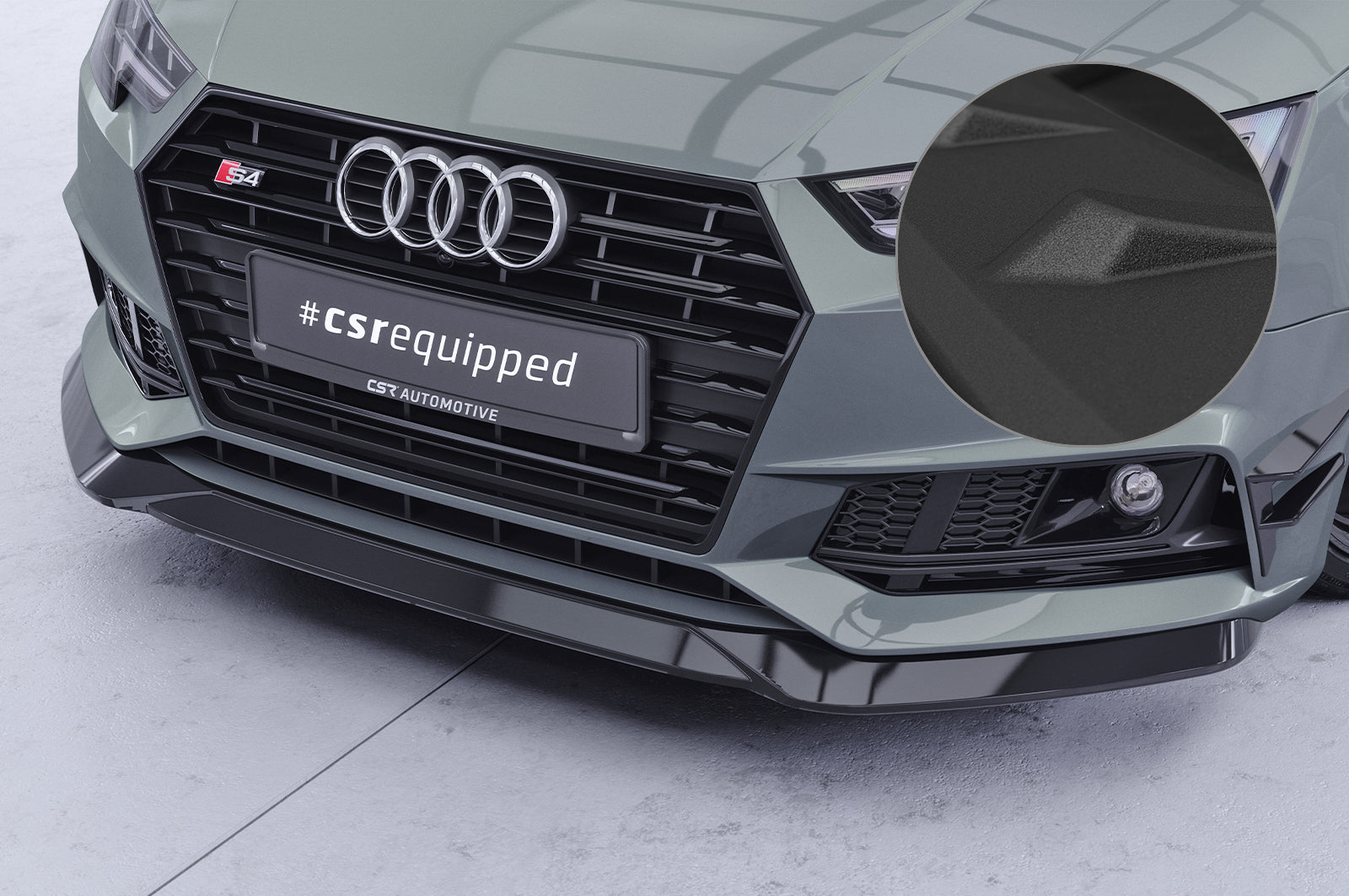 CSR Frontspoiler | Cup-Spoilerlippe mit ABE für Audi A4 B9 8W S-Line / S4 B9 8W CSL376