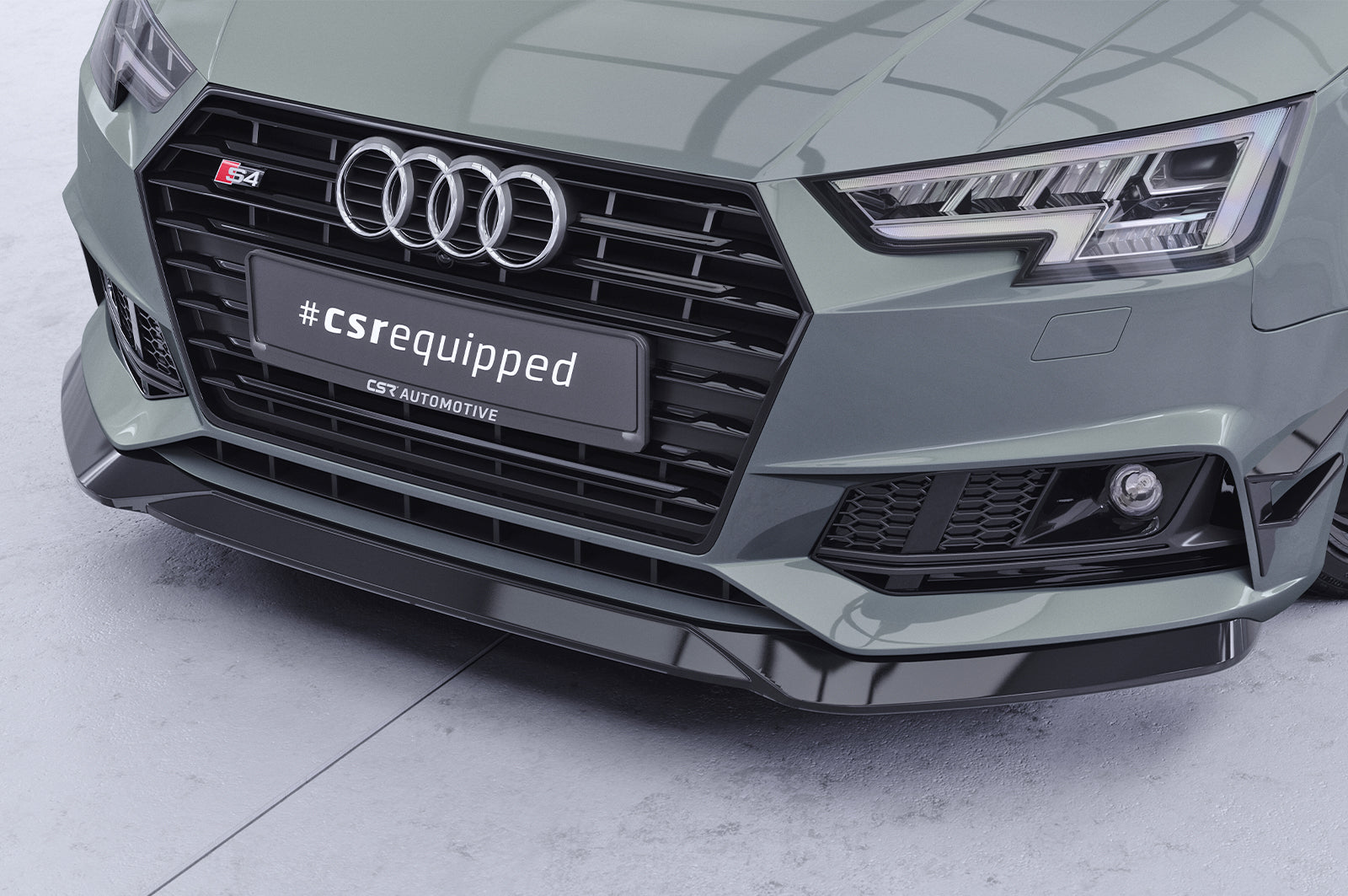 CSR Frontspoiler | Cup-Spoilerlippe mit ABE für Audi A4 B9 8W S-Line / S4 B9 8W CSL376