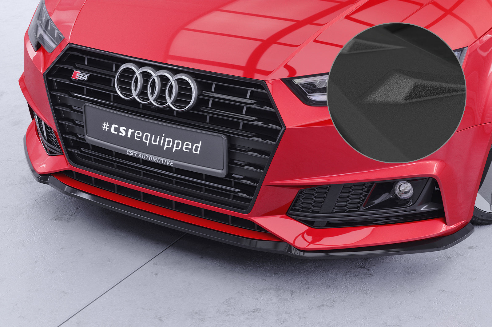 CSR Frontspoiler | Cup-Spoilerlippe mit ABE für Audi A4 B9 8W S-Line / S4 B9 8W CSL377