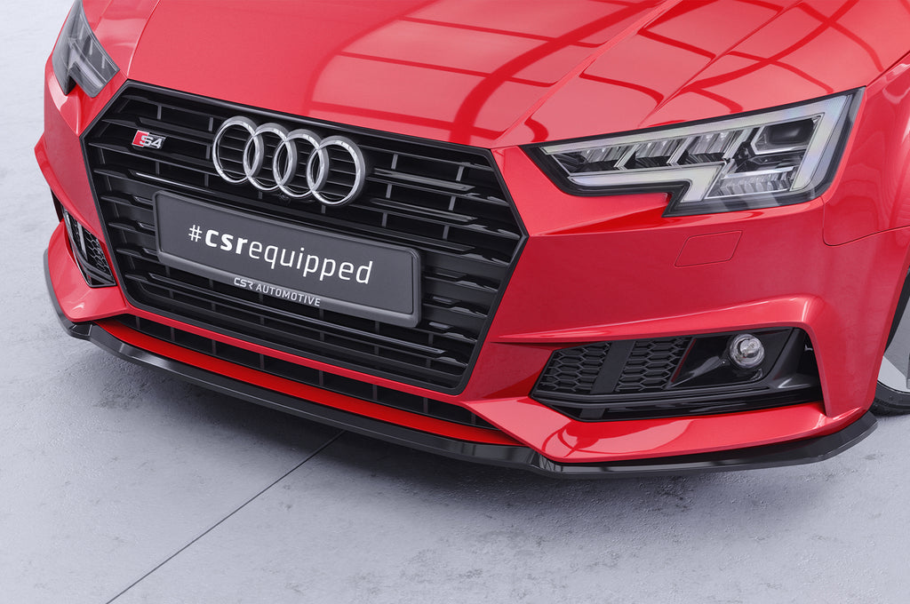 CSR Frontspoiler | Cup-Spoilerlippe mit ABE für Audi A4 B9 8W S-Line / S4 B9 8W CSL377