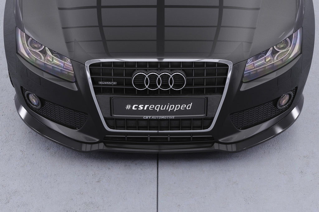 CSR Frontspoiler | Cup-Spoilerlippe mit ABE für Audi A5 8T CSL378-L Unlackiert roh (Lackierung erforderlich)