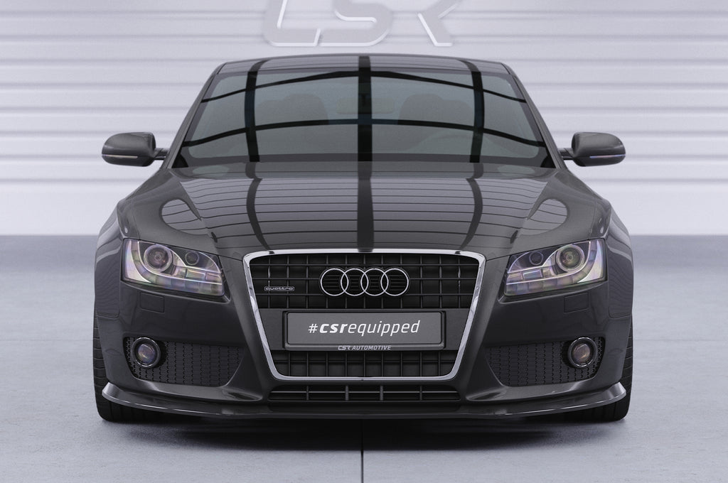 CSR Frontspoiler | Cup-Spoilerlippe mit ABE für Audi A5 8T CSL378-L Unlackiert roh (Lackierung erforderlich)