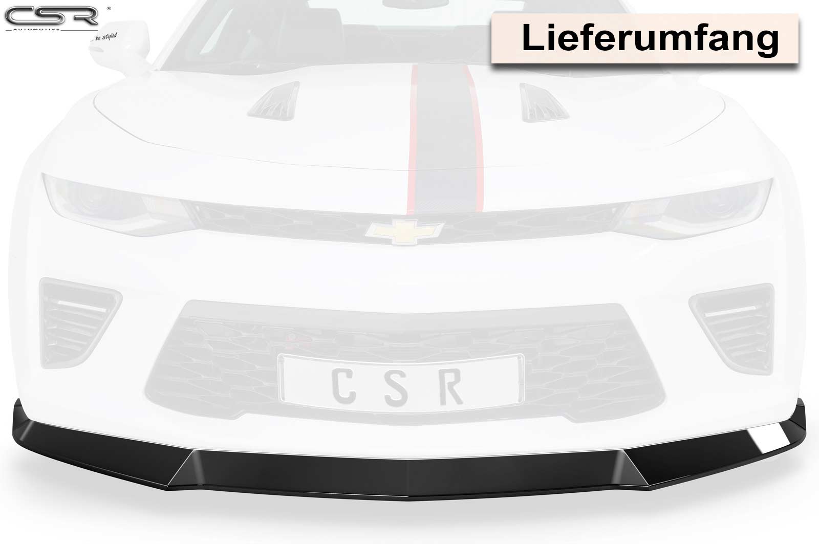 CSR Frontspoiler | Cup-Spoilerlippe mit ABE für Chevrolet Camaro 6 CSL379