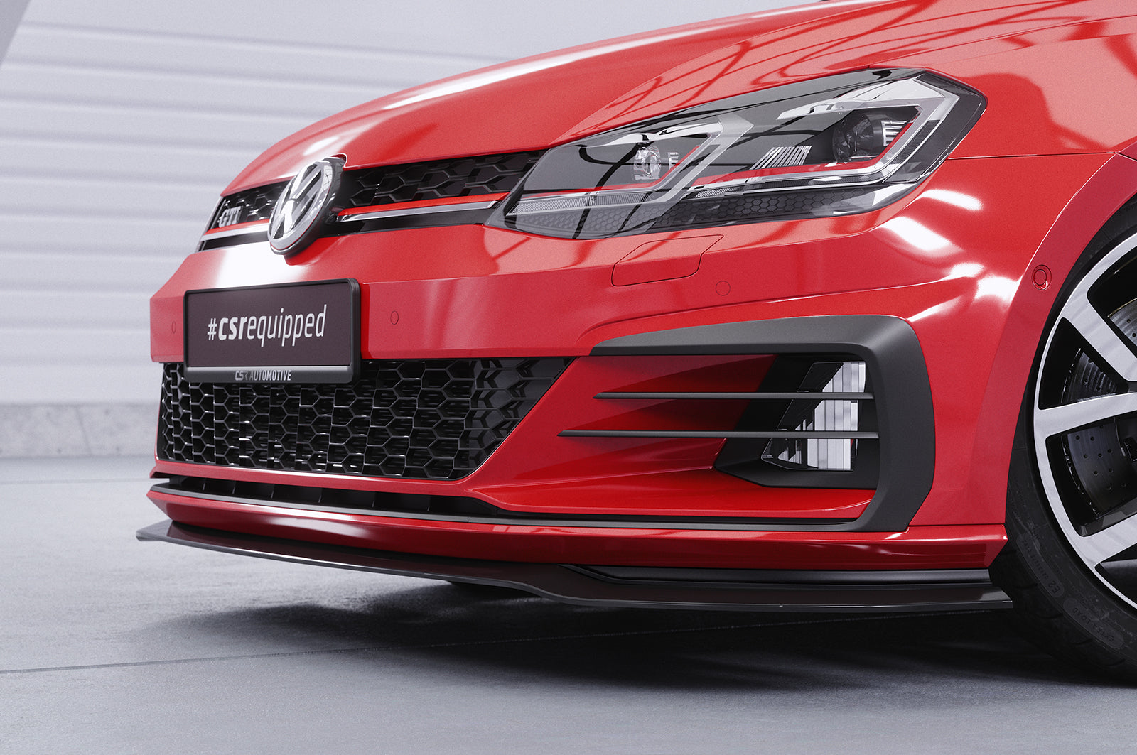CSR Frontspoiler | Cup-Spoilerlippe mit ABE für VW Golf 7 GTI / GTD CSL380