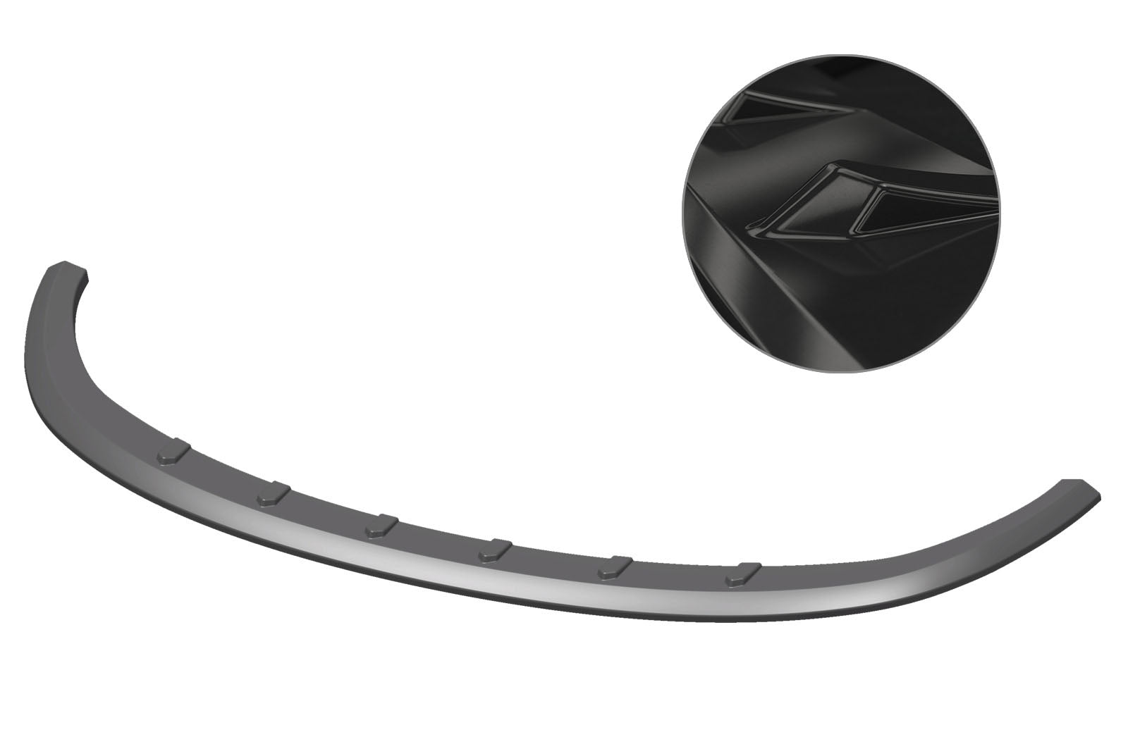 CSR Frontspoiler | Cup-Spoilerlippe mit ABE für VW Golf 5 R32 CSL381-G Glossy schwarz Hochglanz (keine Lackierung erforderlich)
