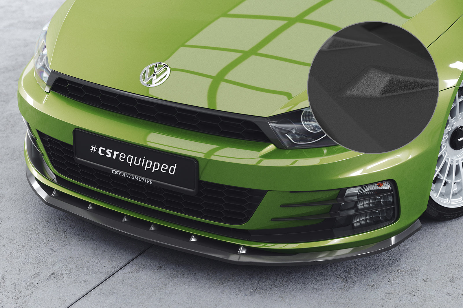 CSR Frontspoiler | Cup-Spoilerlippe mit ABE für VW Scirocco III R-Line CSL386