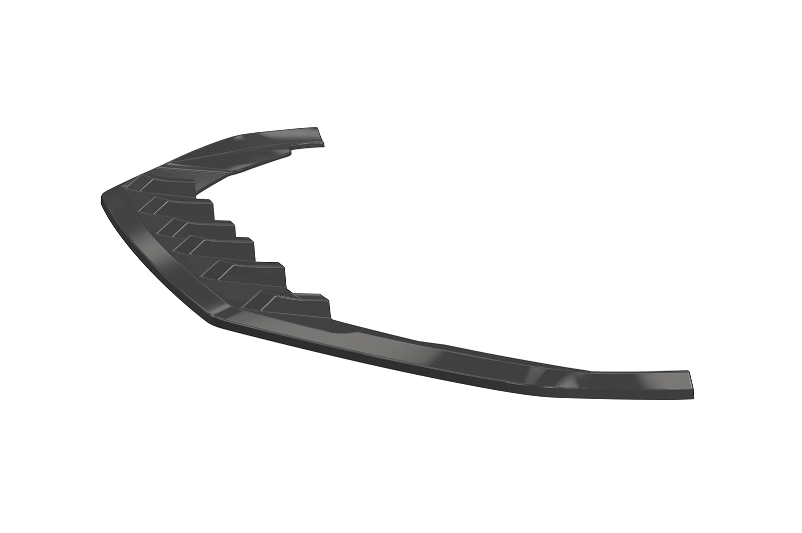 CSR Frontspoiler | Cup-Spoilerlippe mit ABE für VW Scirocco III R-Line CSL386-G Glossy schwarz Hochglanz (keine Lackierung erforderlich)