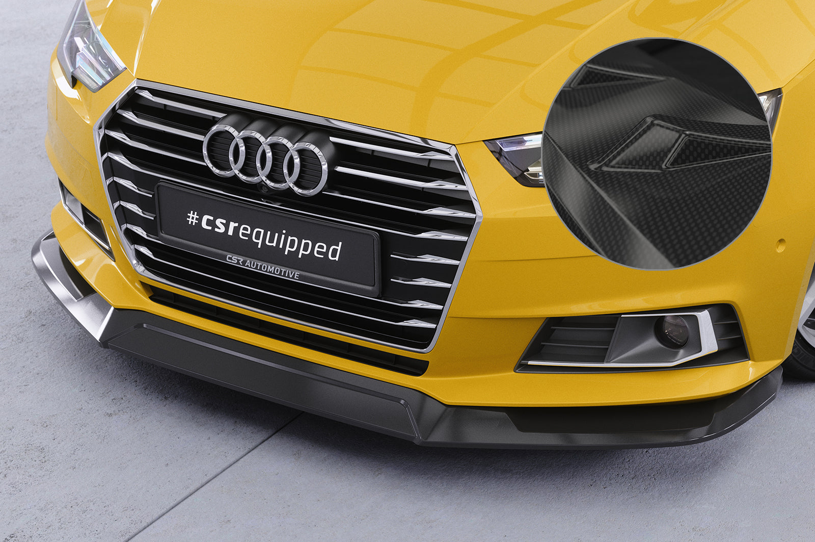 CSR Frontspoiler | Cup-Spoilerlippe mit ABE für Audi A4 B9 (Typ 8W) CSL387