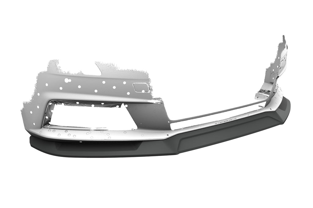 CSR Frontspoiler | Cup-Spoilerlippe mit ABE für Audi A4 B9 (Typ 8W) CSL387-C Carbon Look Hochglanz (keine Lackierung erforderlich)