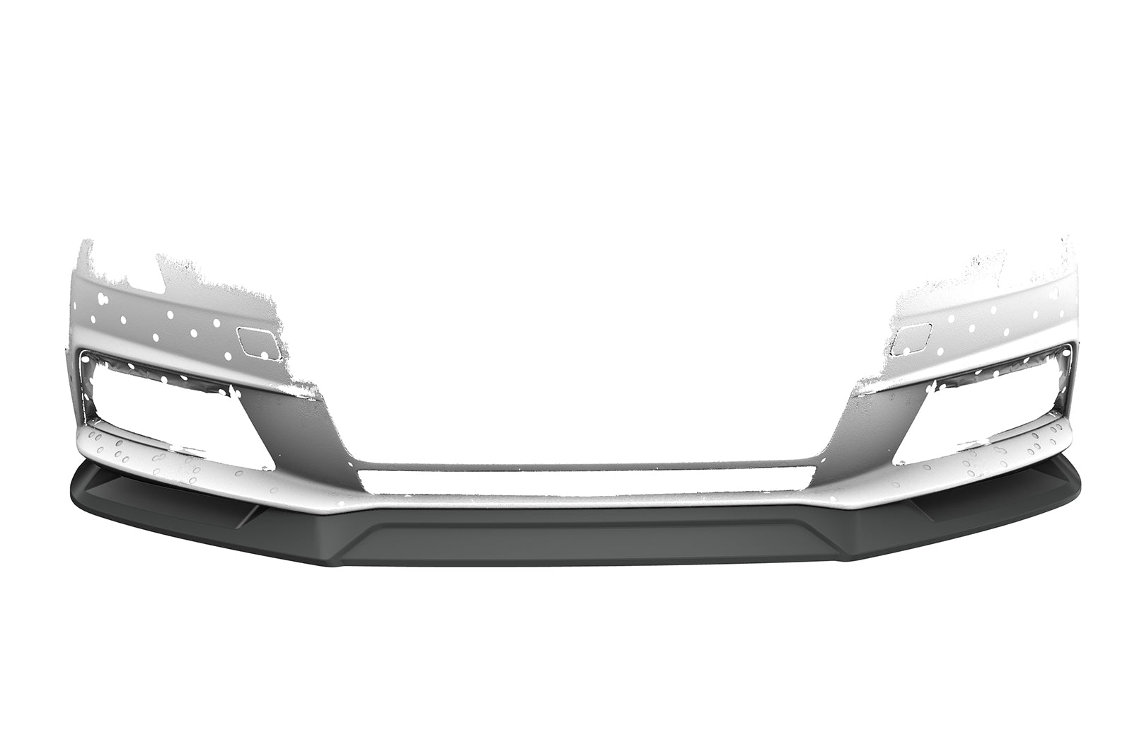 CSR Frontspoiler | Cup-Spoilerlippe mit ABE für Audi A4 B9 (Typ 8W) CSL387-C Carbon Look Hochglanz (keine Lackierung erforderlich)