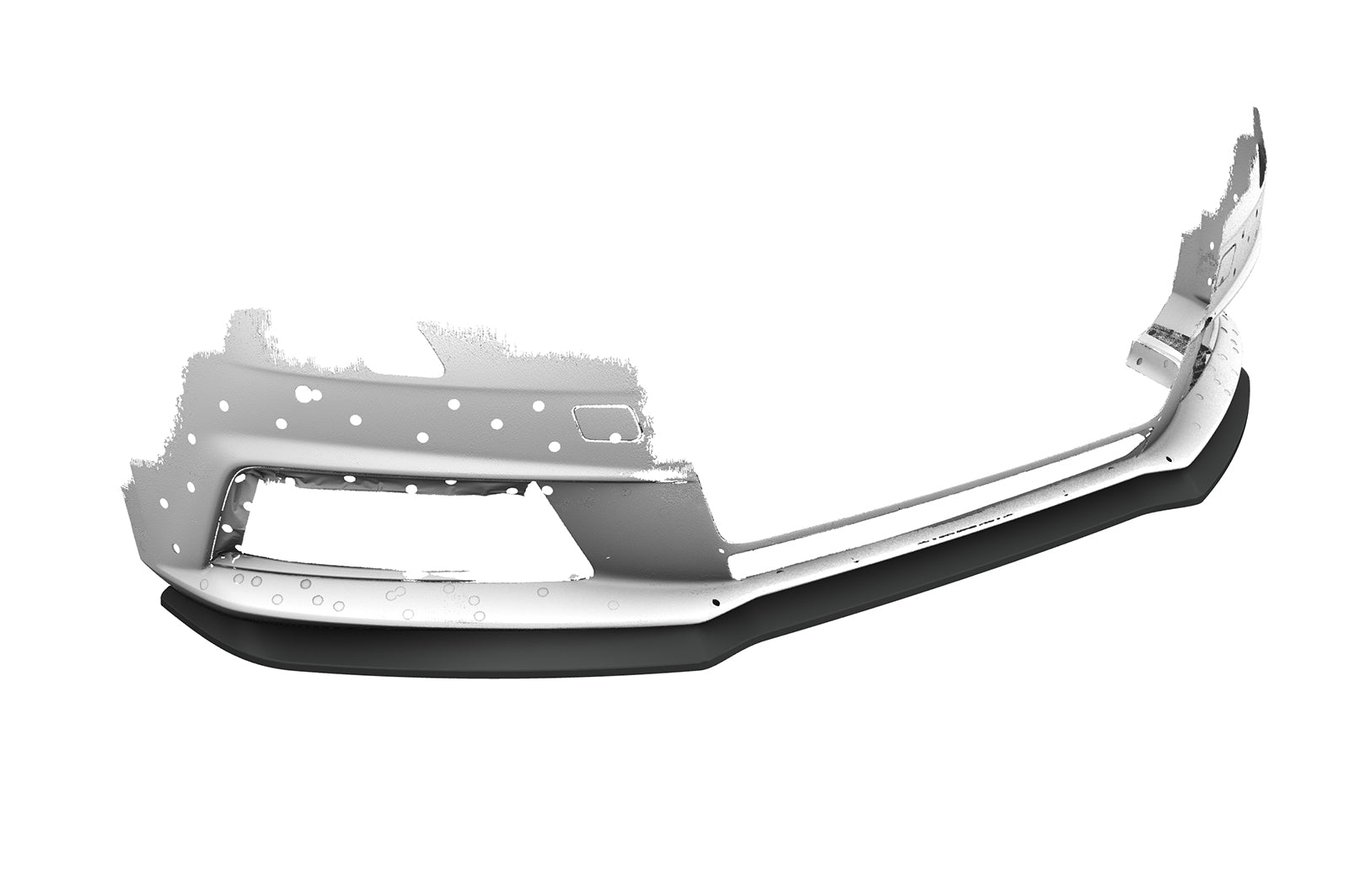 CSR Frontspoiler | Cup-Spoilerlippe mit ABE für Audi A4 B9 (Typ 8W) CSL388-S Strukturiert schwarz matt (keine Lackierung erforderlich)